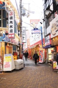 十三駅西口-十三駅前西商店街