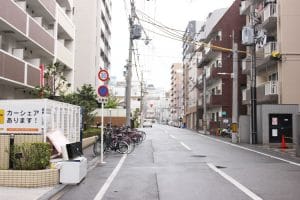 十三駅東口-住宅街 十三駅東口-住宅街