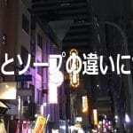 ヘルスとソープの違いについて