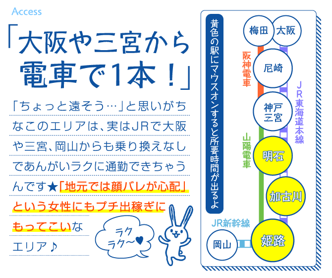 地域密着だから稼げる！　姫路 加古川 明石